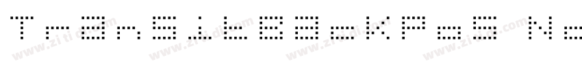 TransitBackPos Norma字体转换